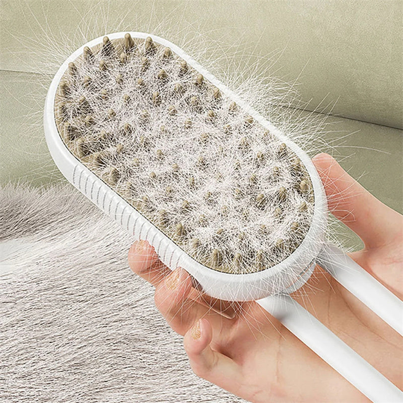 Cat & Dog Steamy Brush (3-in-1 Electric Spray Grooming Comb)
