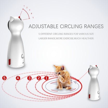 Smart LED Laser Cat Toy – Automatic Interactive Trainer