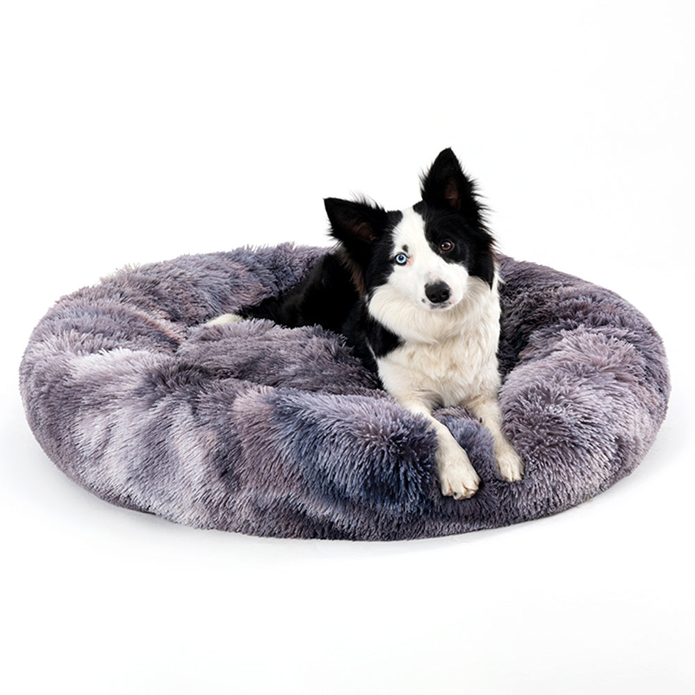BarkAndMeow Fluffy Donut Pet Bed