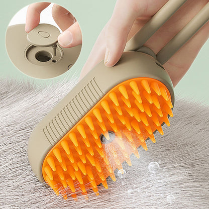 Cat & Dog Steamy Brush (3-in-1 Electric Spray Grooming Comb)