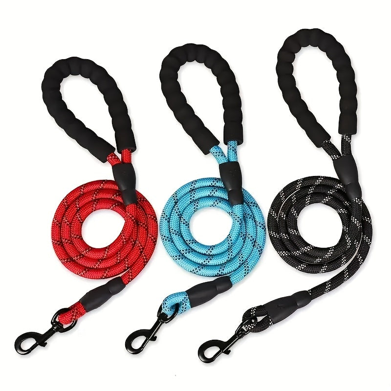 Hands-Free Reflective Dog Leash with Adjustable Waist Belt – Elastic Jogging Lead with Padded Handle for Running & Training