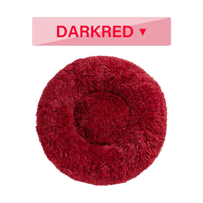 BarkAndMeow Fluffy Donut Pet Bed