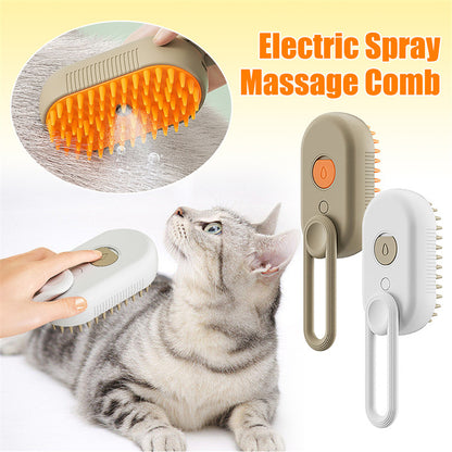 Cat & Dog Steamy Brush (3-in-1 Electric Spray Grooming Comb)
