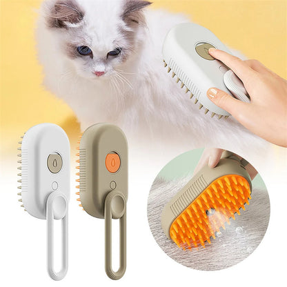 Cat & Dog Steamy Brush (3-in-1 Electric Spray Grooming Comb)