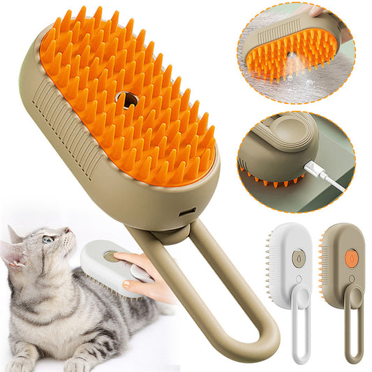 Cat & Dog Steamy Brush (3-in-1 Electric Spray Grooming Comb)