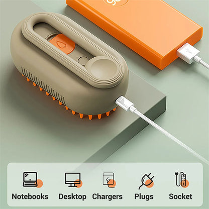 Cat & Dog Steamy Brush (3-in-1 Electric Spray Grooming Comb)