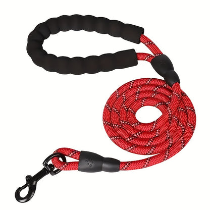Hands-Free Reflective Dog Leash with Adjustable Waist Belt – Elastic Jogging Lead with Padded Handle for Running & Training
