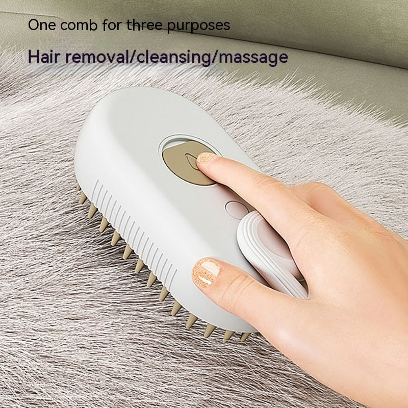 Cat & Dog Steamy Brush (3-in-1 Electric Spray Grooming Comb)